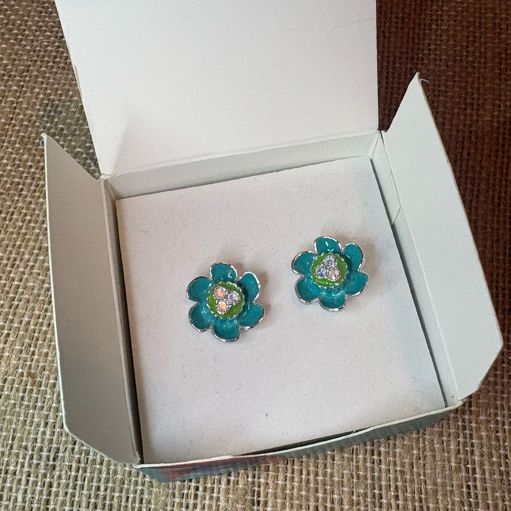 Origami Owl Trolls Flower Earrings